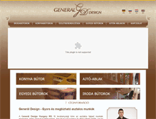 Tablet Screenshot of generaldesign.hu